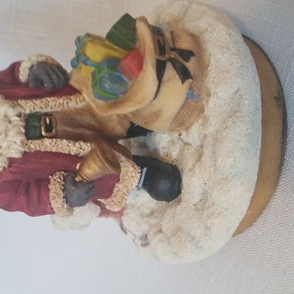 *YANKEE CANDLE CHRISTMAS SANTA JAR TOPPER CANDLE LID - Picture 3 of 6